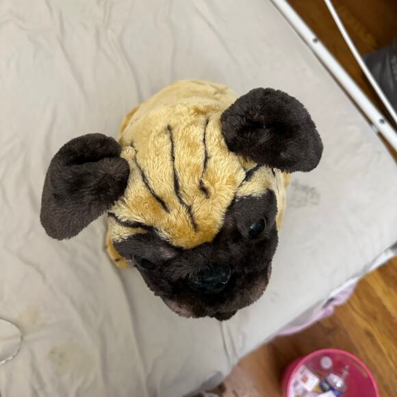Melissa & Doug "Lifelike" Large Plush Stuffed Pug Dog NWT - Picture 15 of 16
